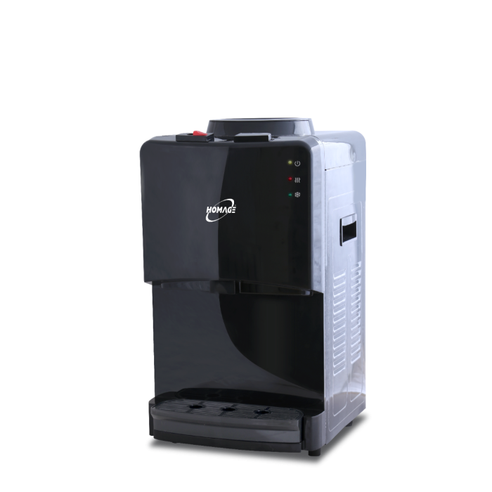 Homage Water Dispenser HWD49320 (2 Tap) Table Top Black Daraz.pk