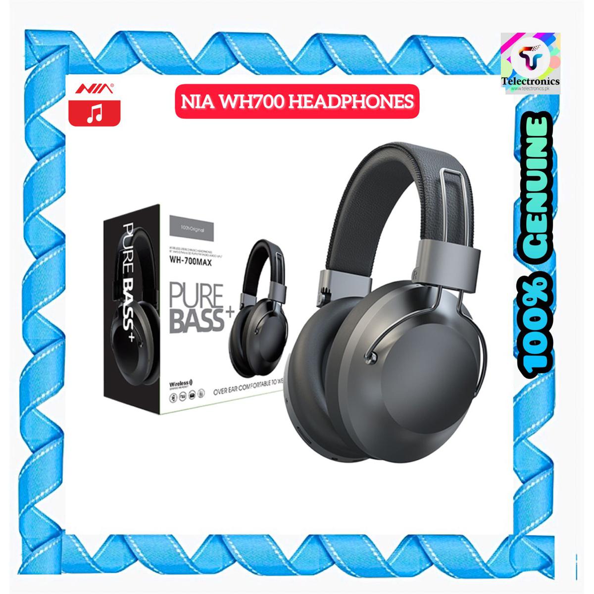 Nia Wh 700 NIA In1 Bluetooth Headphone X5SP With External Speaker