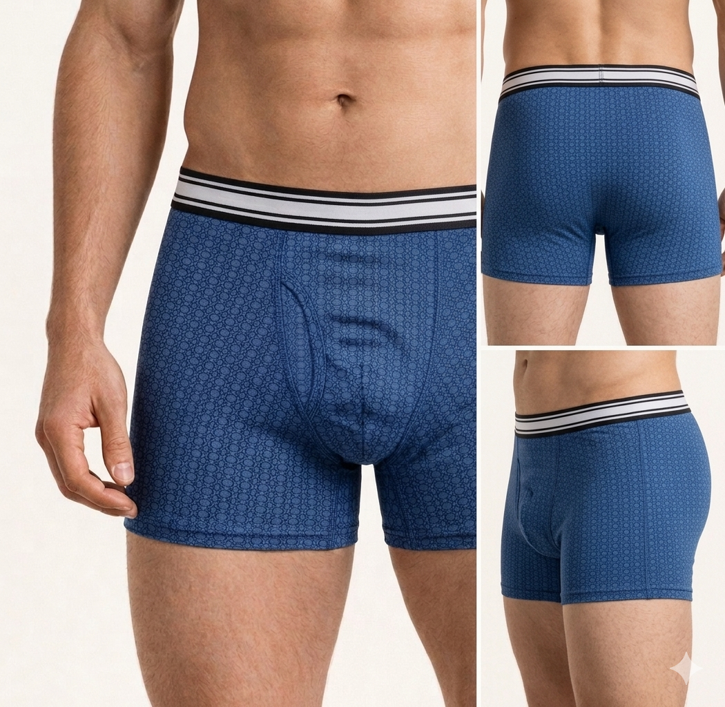 Men Boxers Premium | 95% Cotton 5% Spandex | Soft Breathable Underwear for Everyday Comfort