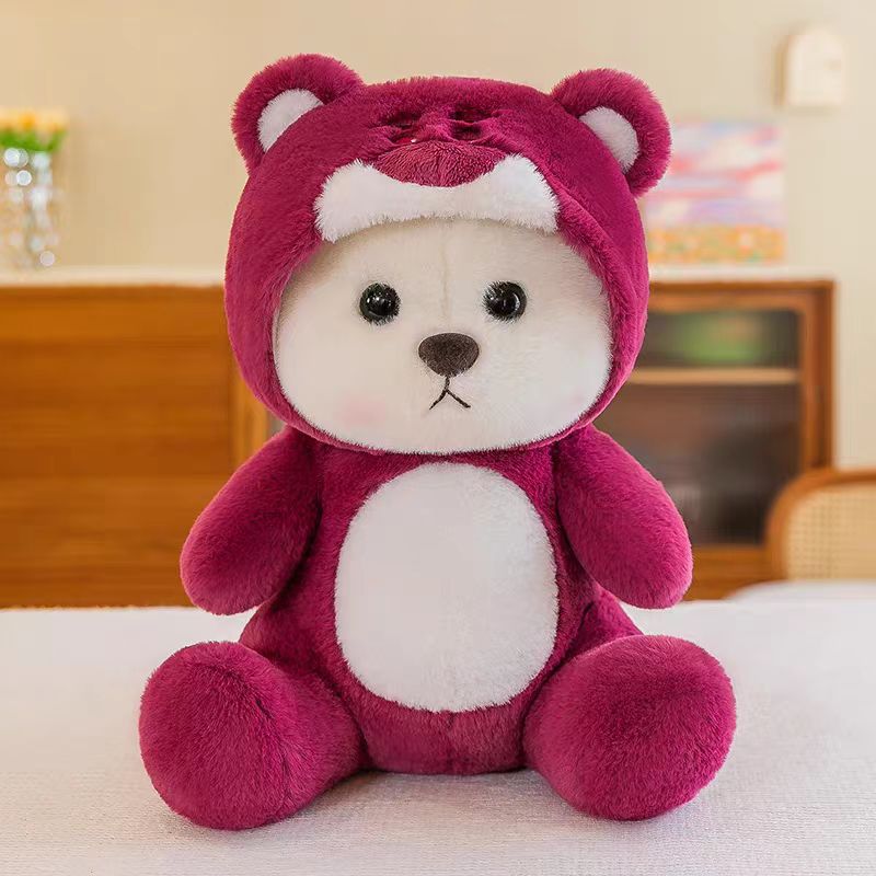 25cm Large Cute Panda Plush with Bamboo, Kawaii Soft Panda in Bamboo Stuffed Animals Toy, Plushies Doll Gifts for Kids Girls Boys Birthday Valentine (Panda in Bamboo)
