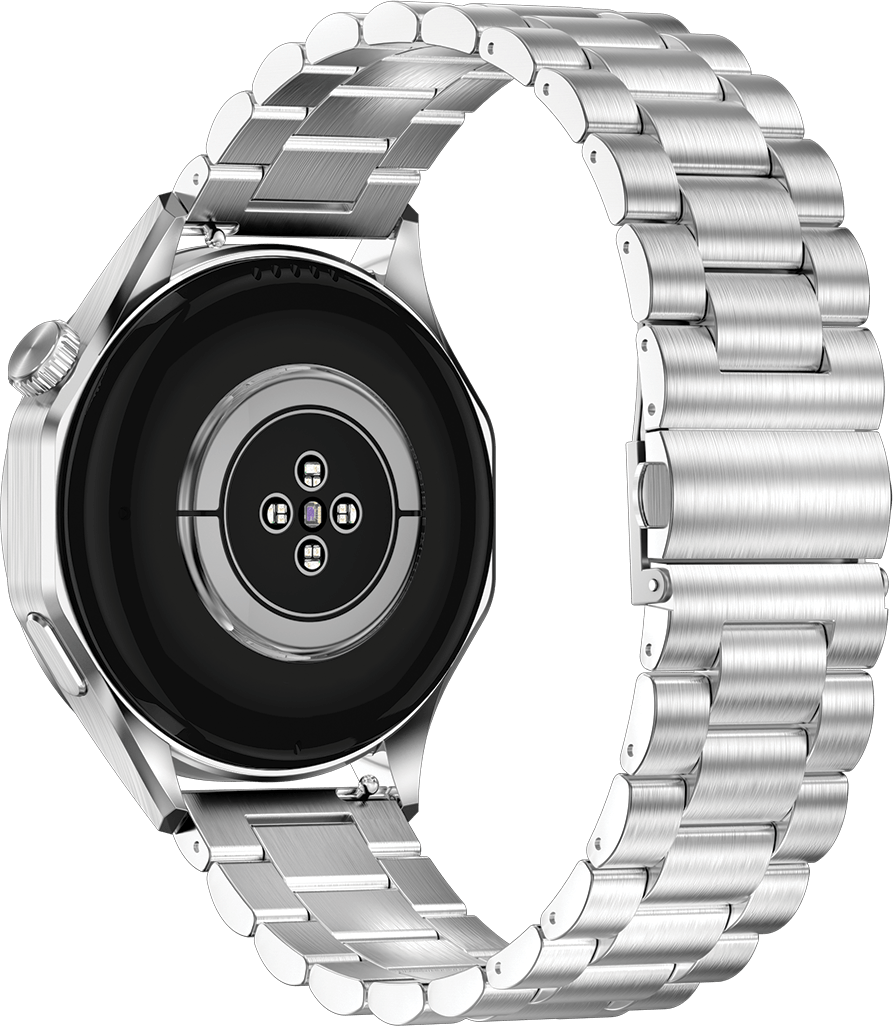 DANY Boss Pro Smartwatch | 1.43" AMOLED HD Display | Bluetooth Calling Smart Watch | Heart Rate, SpO2 & Blood Pressure Monitor | IP68 Water Resistant | Stainless Steel Metal Strap | Fitness & Sports Tracker | Smart Notifications