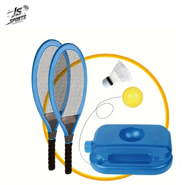 2 In 1 Kids Tennis and Badminton Sports Set Outdoor Game Toy Set – Best Birthday Gift for Ages 3+ Boys, Girls and Kids , Attractive Birthday Gift Tennis Rackets Toy , Imported Sports Toy Set , Perfect Gift for Boys and Girls , Tennis Practice Toy for Kids