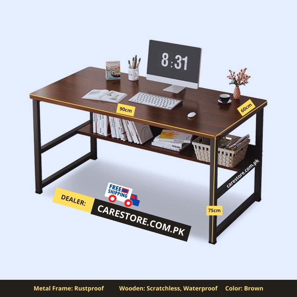 36/48Inch Length Wood Computer Desk PC Laptop Study Table Workstation Home Office Furniture