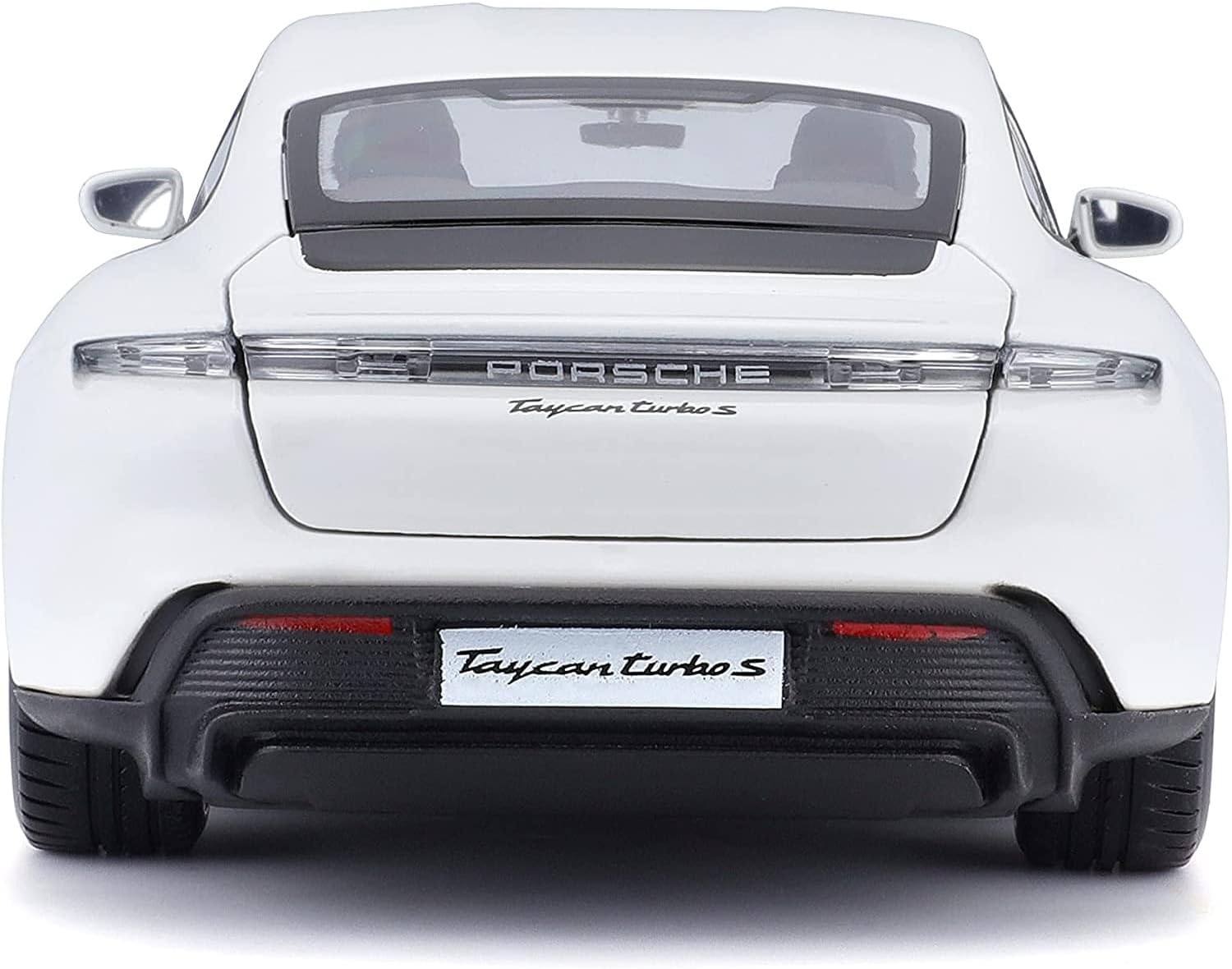 Bburago 1:24 scale Porsche Taycan Turbo S Officially licensed White Sports Car Die Cast Vehicles Collectible Model Car Toys view 3