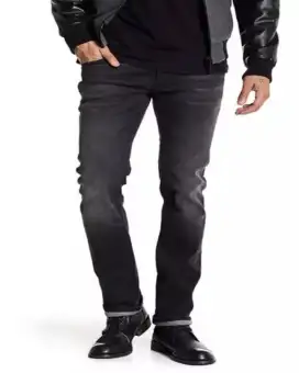 faded black jeans men
