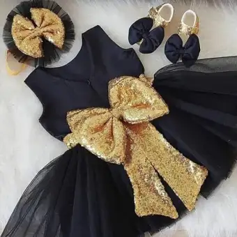 baby girl black frock