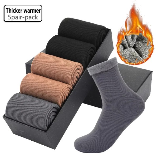 Warm Socks Men Women Winter Socks Thick Thermal flees socks