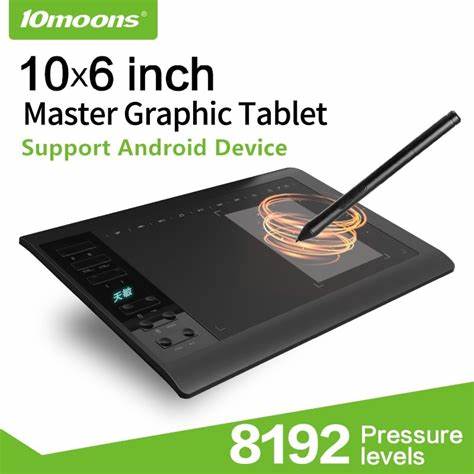 10moons G10 Graphic Tablet 10*6 Inch Drawing Tablet 8192