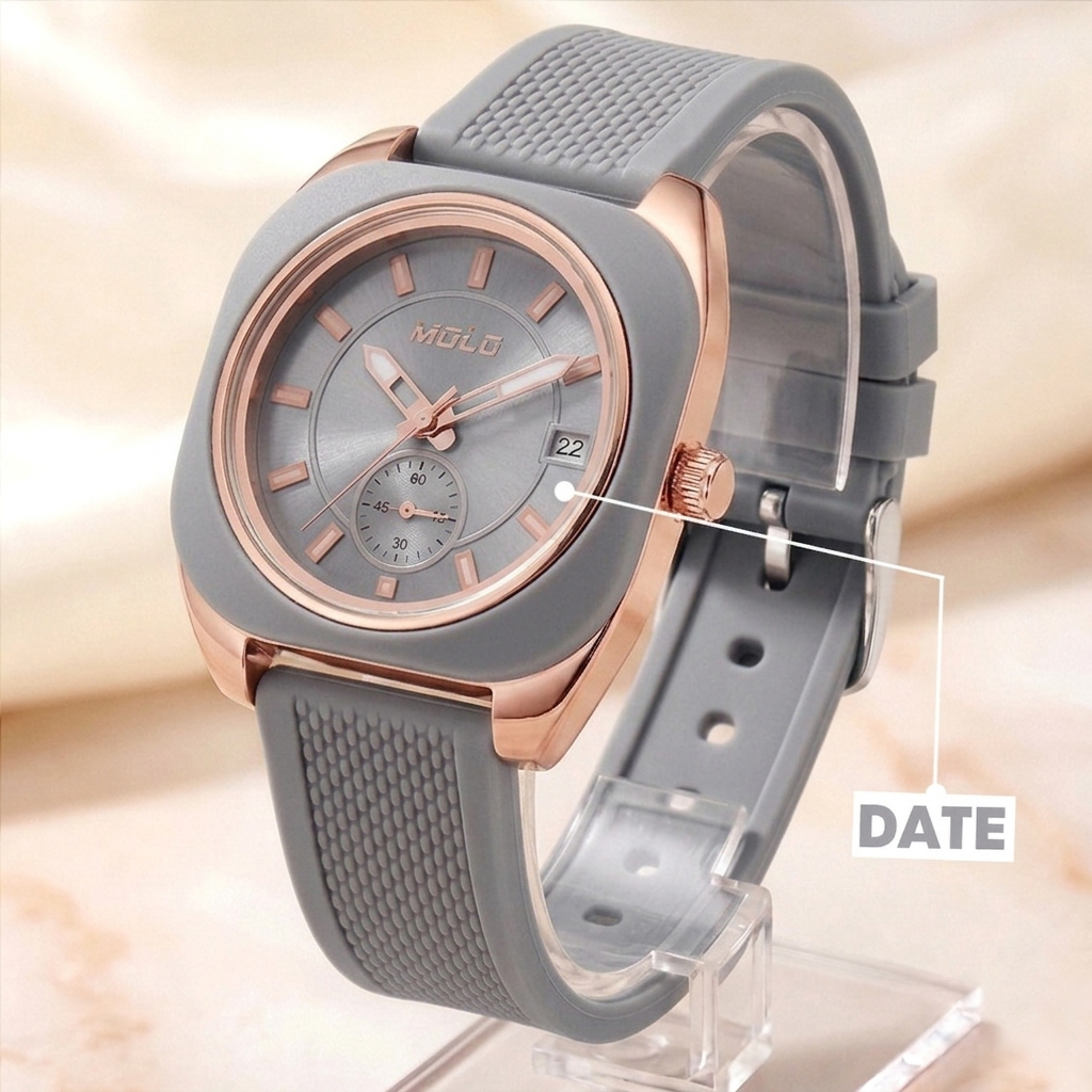 Retro-Korean Style Elegant Watches for Girls | Aesthetic Watch for Women | Soft Silicon Strap Wristwatch | Gift for Ladies
