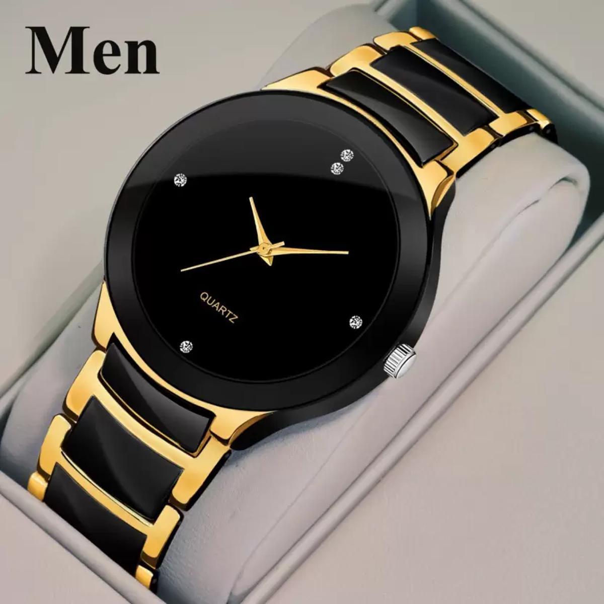 Stylish Watch For Man Luxury Classy Men's Stainless Steel Wrist Watch