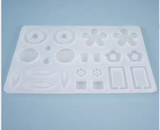 Flower Jewelry Pendants Mold Resin Earrings Silicone Molds for DIY Handmade Multi style Earrings Eardrop Danglers