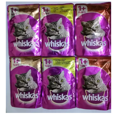 whiskas chicken in jelly pouches