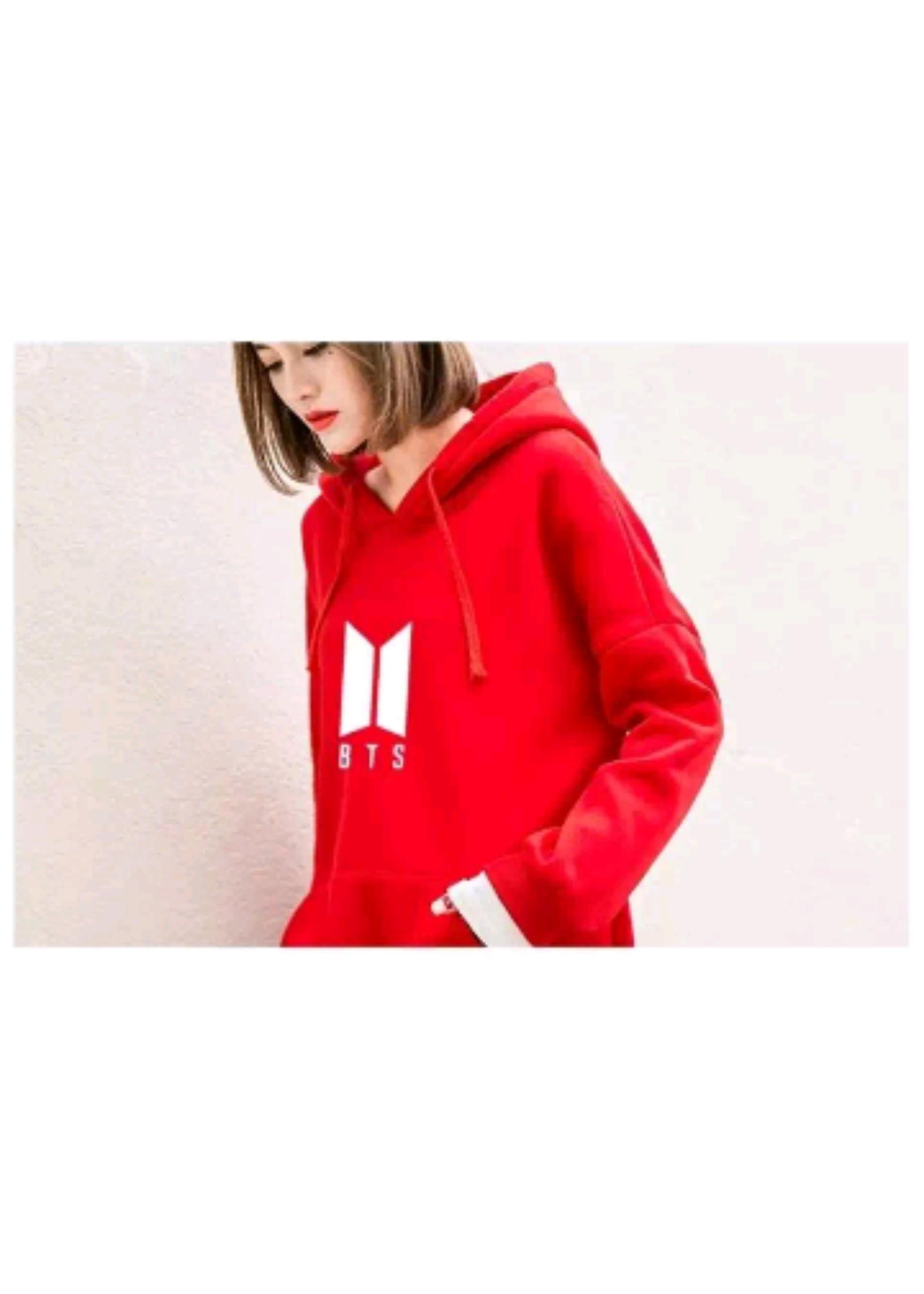 red bts hoodie