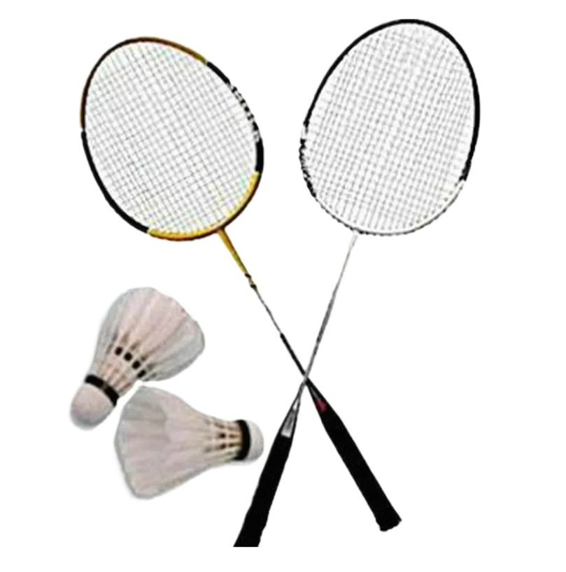 2-Player Graphite Badminton Racket, Badminton Racquet, New Frame Design Anti-Scratch Best Racket TM Sports.