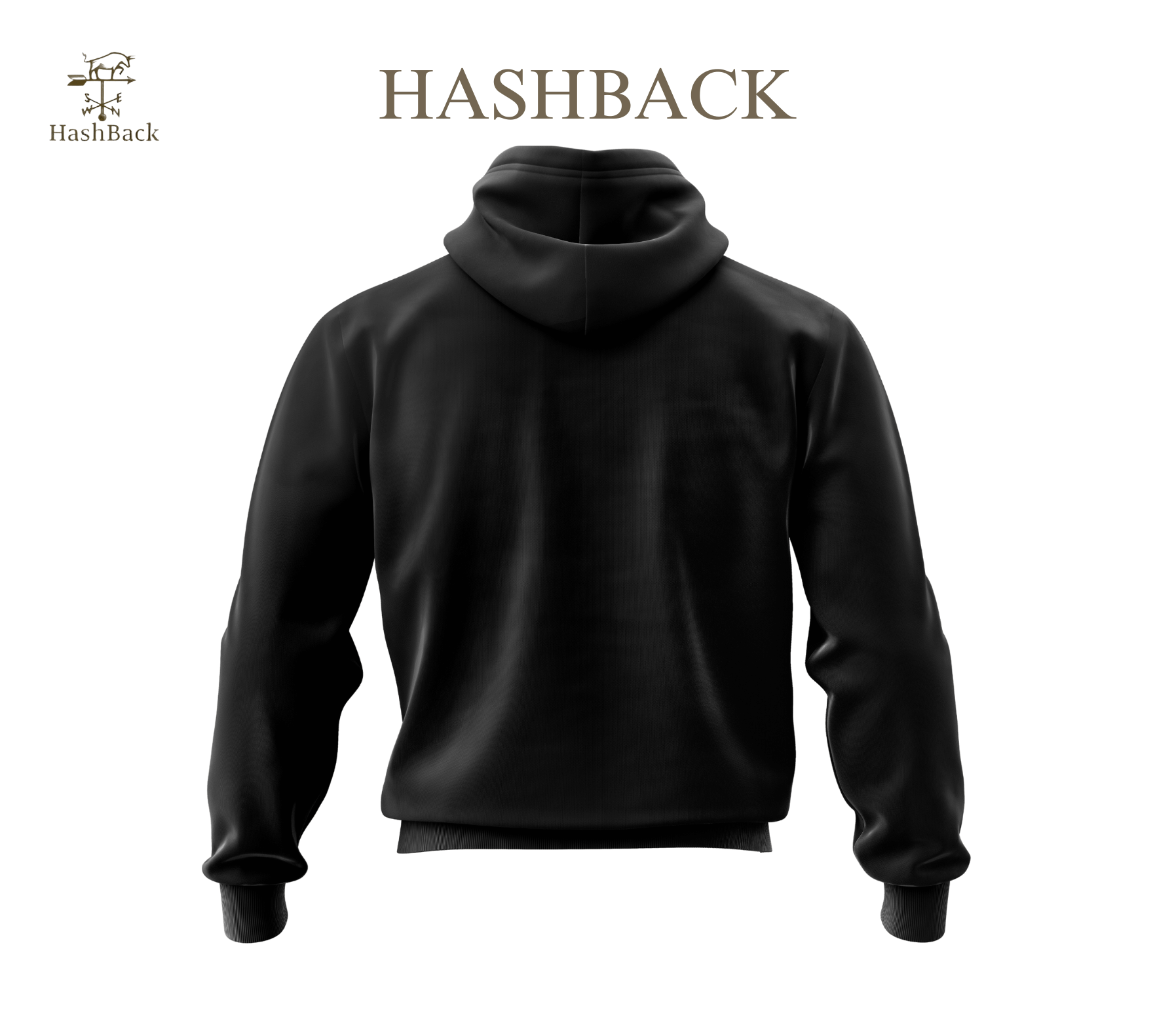 HashBack Plain Zipper Hoodie for Men & women