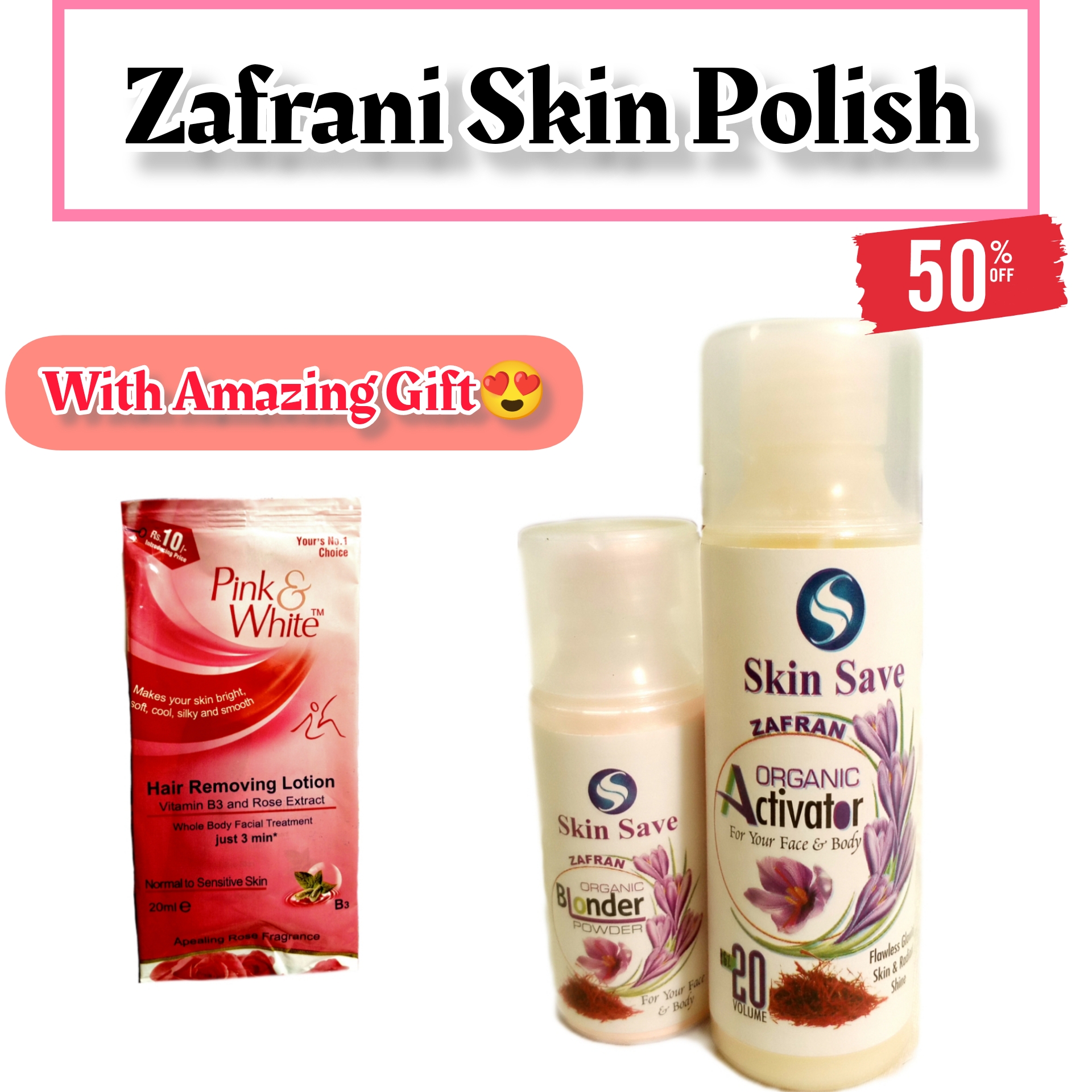 Zafrani Skin Polish with free Gift