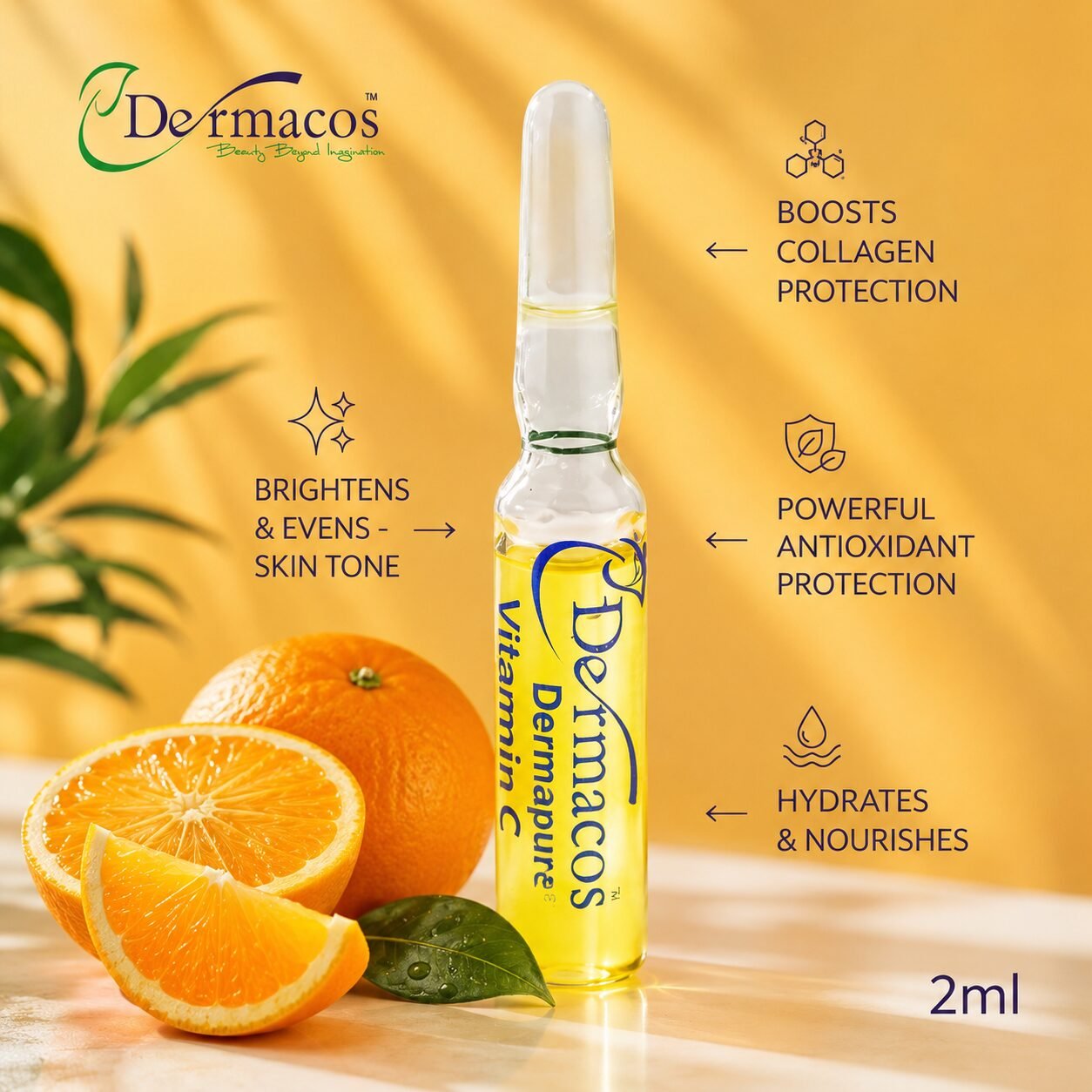 Dermapure Botanical Vitamin C Ampoule () | Skin Care Serum | 2ml