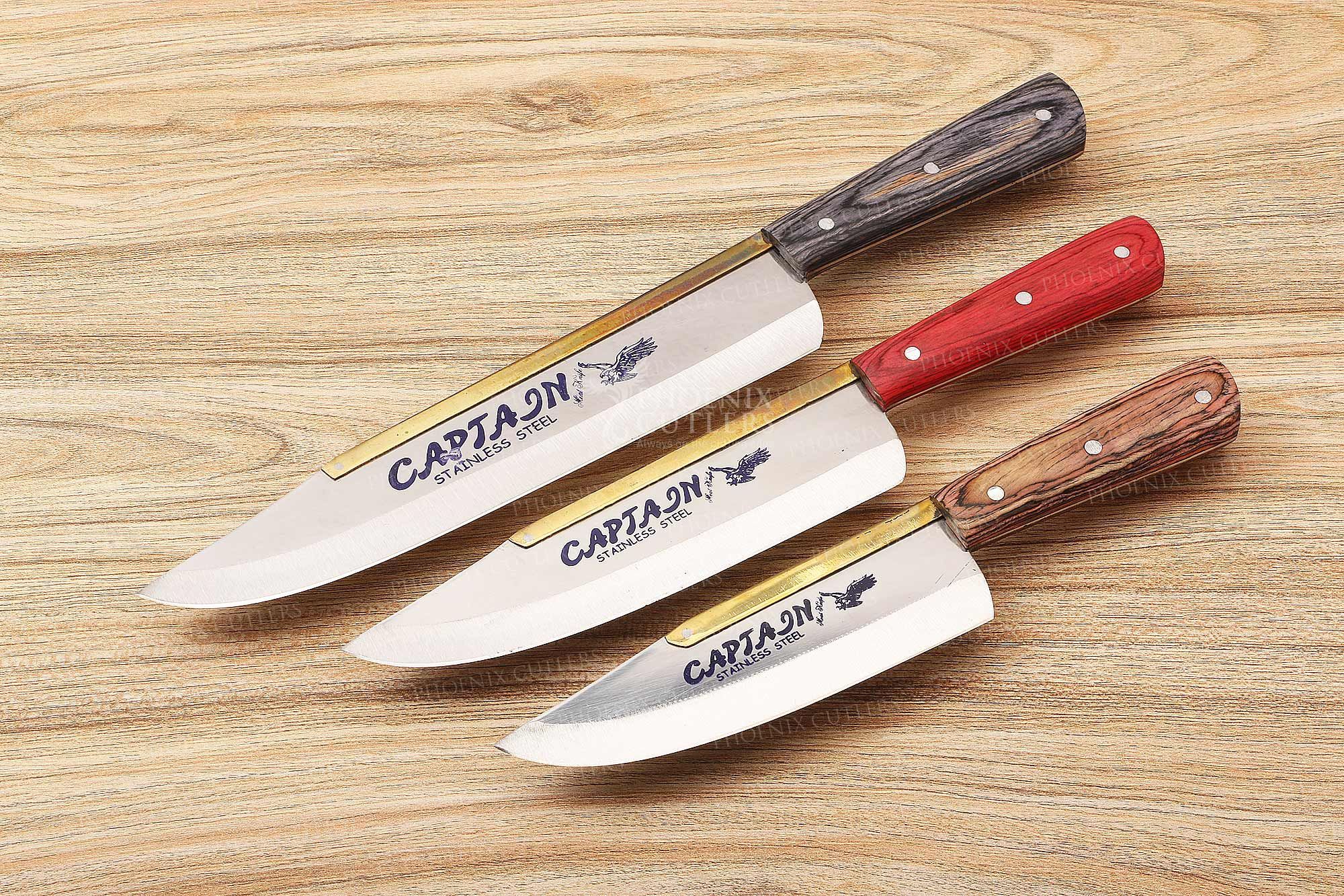 Captain 3pcs Slaughter Knives Set Daraz.pk