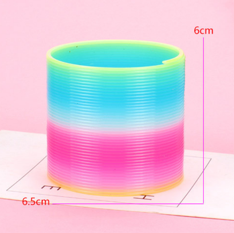 SR Traders  Colorful Slinky Spring Toy for Kids, Classic Stretchy and Bouncing Fun