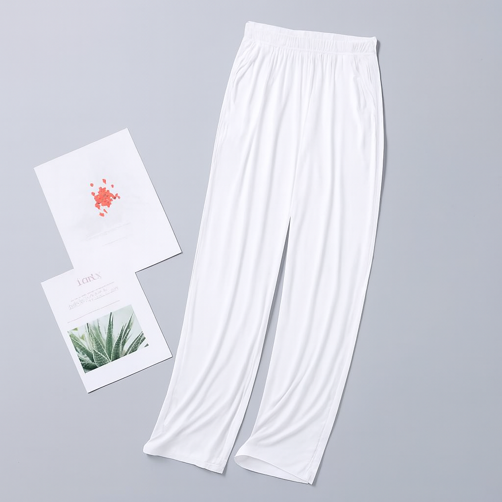 NN Luxury Pack of 3 Palazzo Pants – Adult Size S to XL & kids Size 24 to 34 Length Comfortable & Elegant Nightwear Trousers, Flowy Lounge Flippers for Women’s Relaxation & Home Wear