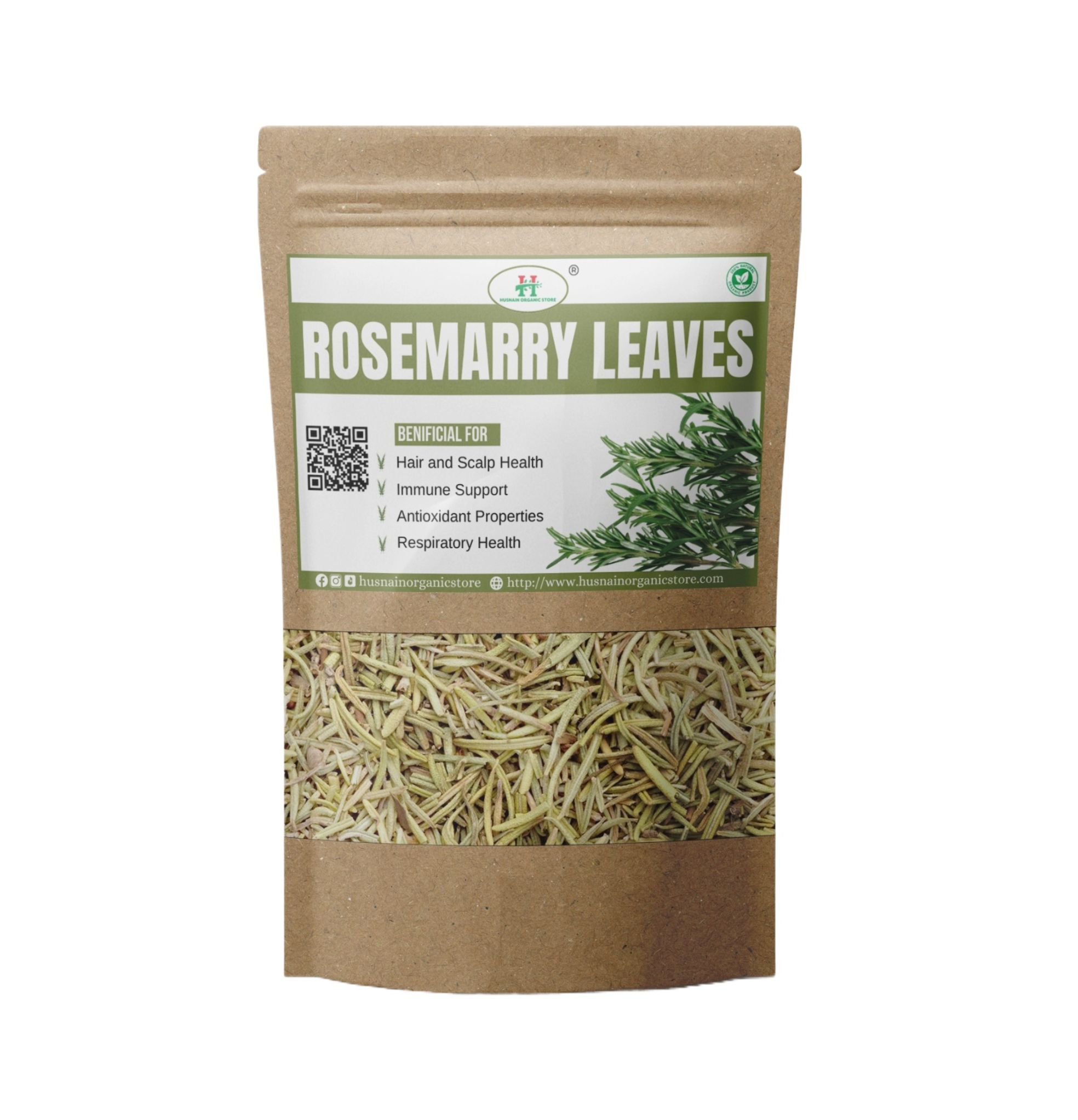 Husnain Organic Store Rosemary Leaves Effective for Hair Growth 30g Daraz.pk