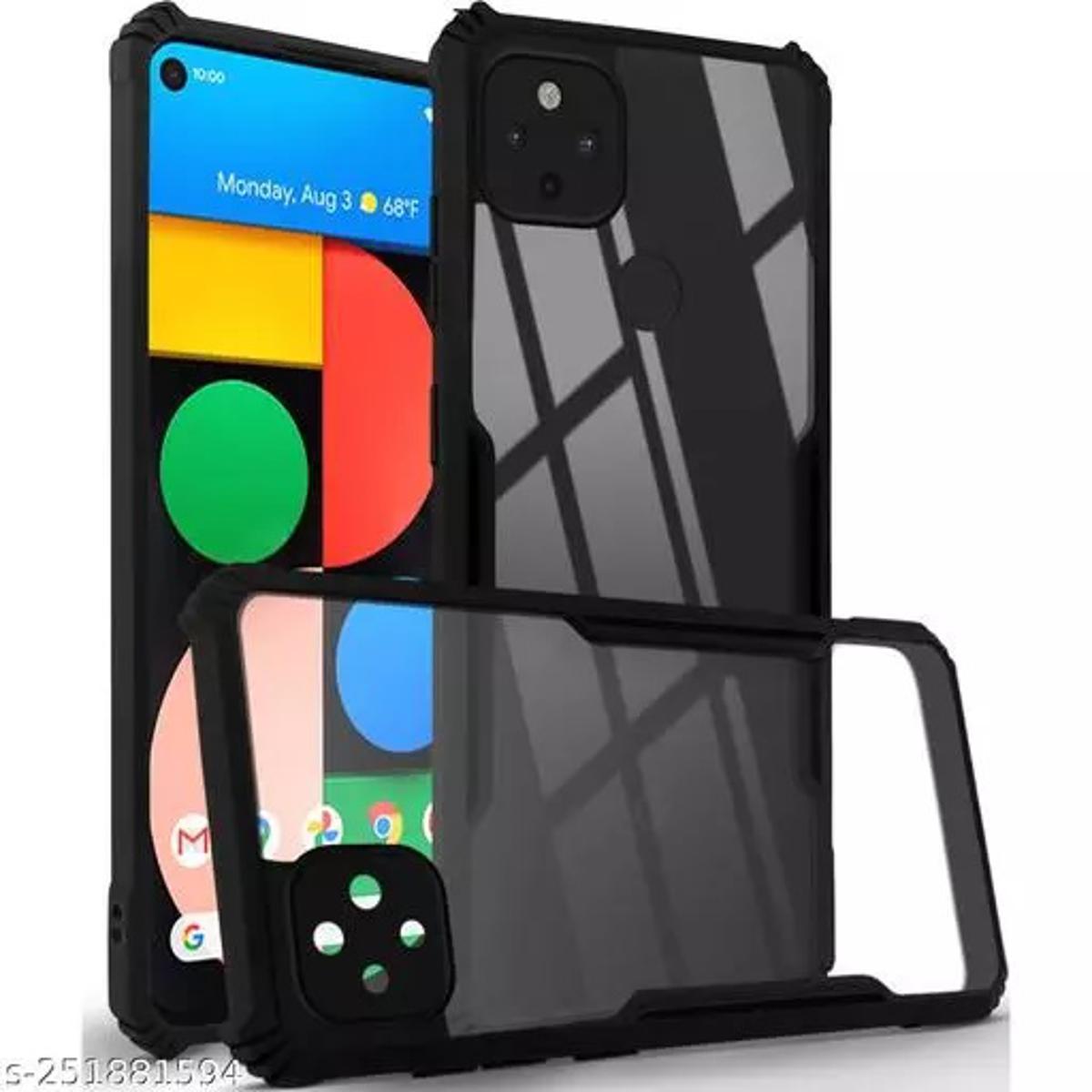 Cadorabo Custodia Trasparente Per Google Pixel 4a 5G – Cover Morbida TPU Ultra Sottile 1,2 Mm – Antiurto