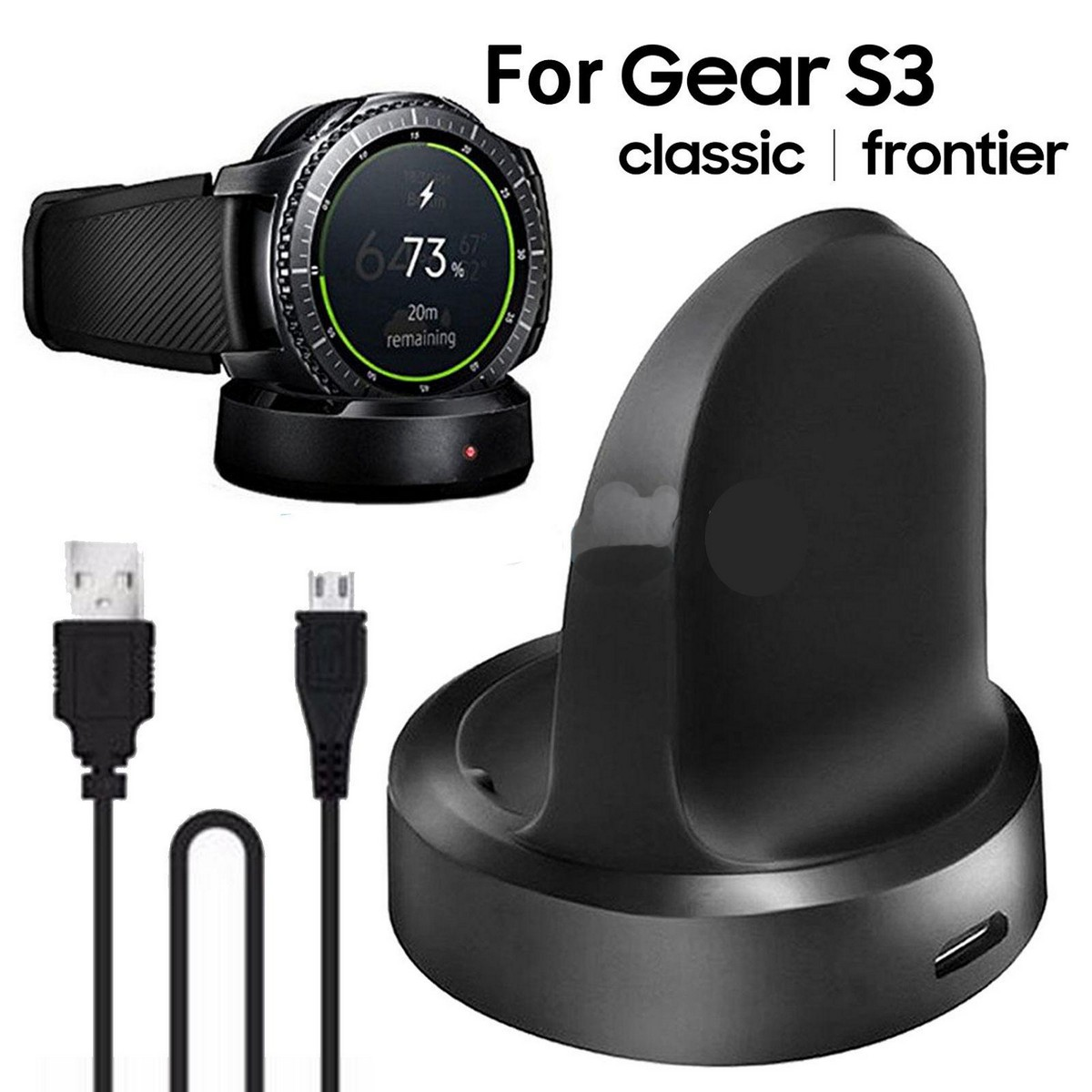 samsung Galaxy Gear S2, S3 Classic/Frontier & Gear S4 Wireless Charger