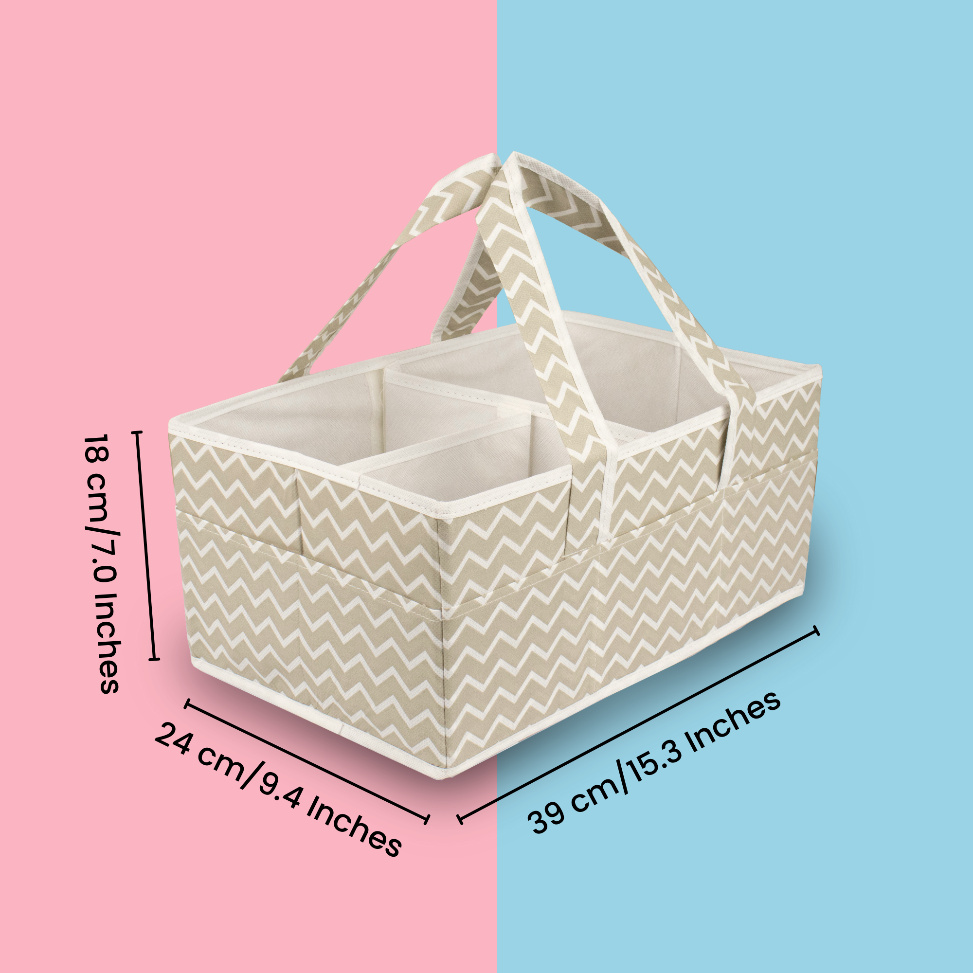 Baby Diaper Caddy Organizer Large Sturdy