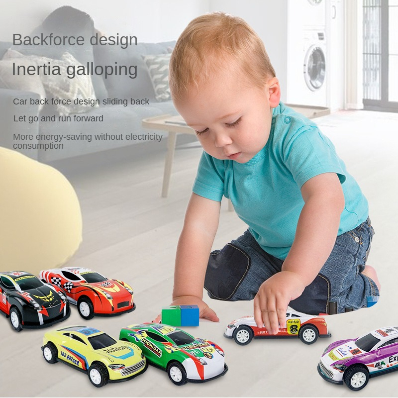 Pack of 1 / 6 / 12 / 24 - Die-Cast Race Car Set for Kids , Collectible Toy Vehicles for Boys & Girls, 2+ Years - Metal Pull Back Cars for Kids - Best Birthday Gift for Kids - Metal Cars