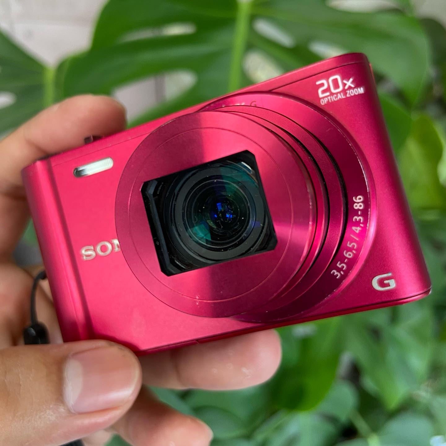 Sony Cyber-shot DSC-WX300 Red – 18.2 MP Digital Camera | 20x