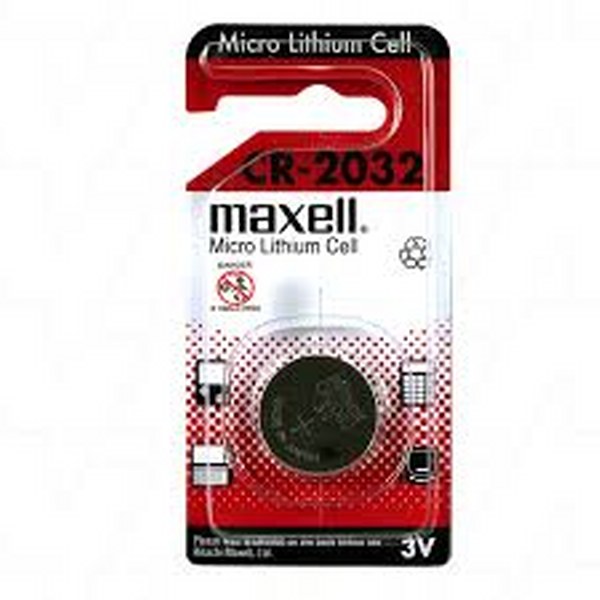 Maxelll CR2032 Lithium Battery 3V (Coin Cell) for Computer Motherboard and Camera and watches Retail Card Packing Made in Japan 100% Original Product