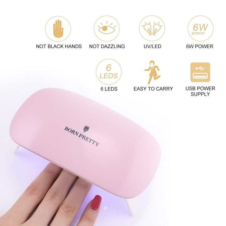 LED Nail Lamp for Quick & Easy Nail Gel Curing UV Light For Poly Gel Nails