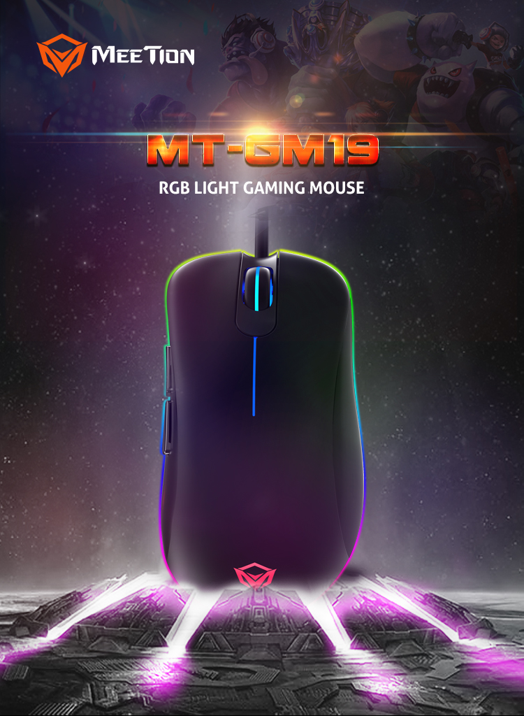 MeeTion GM19 RGB Gaming Mouse for Professional e-sports 6400DPi 14 edc39e20283eeb72217bffb9a82f2313