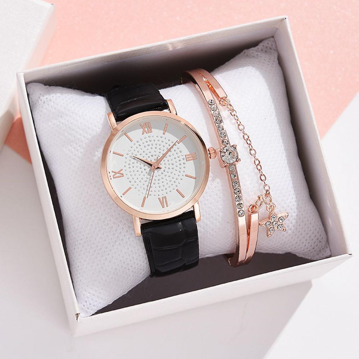 Luxury ladies discount watches leather strap