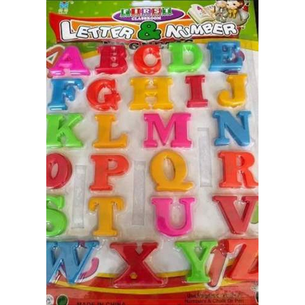 Pack Of Medium Size Magnetic Alphabet Letter Refrigerator Magnets Learning