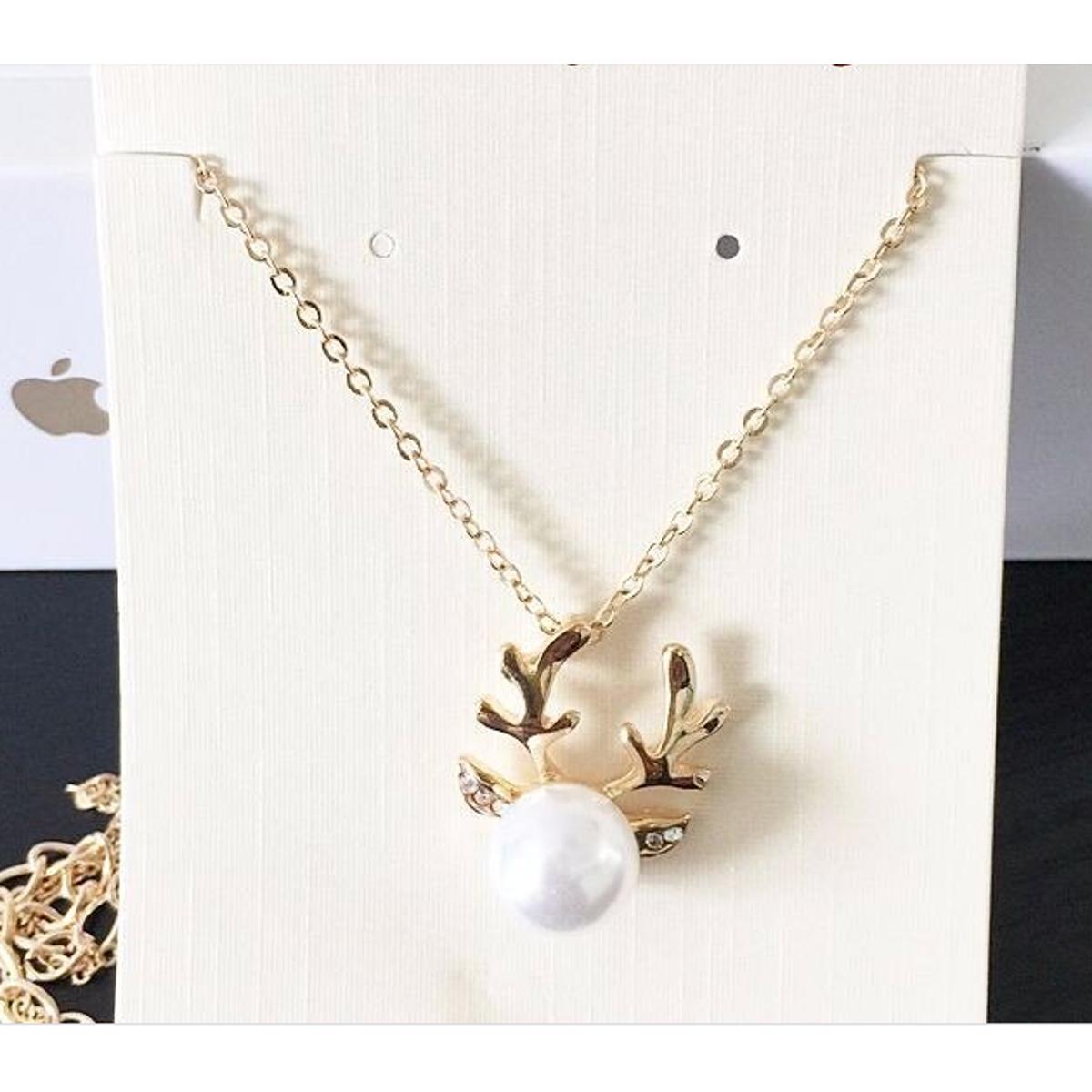 New Simulated Pearl Jewelry Sets Gold Plated Statement  Necklace Jewelry Sets