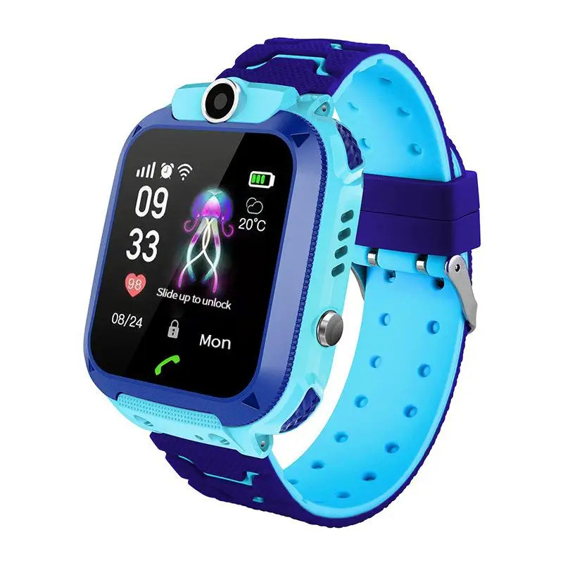 New Kids Smart Watch SOS Antil-lost GPS Location Camera Card Call IP67 ...