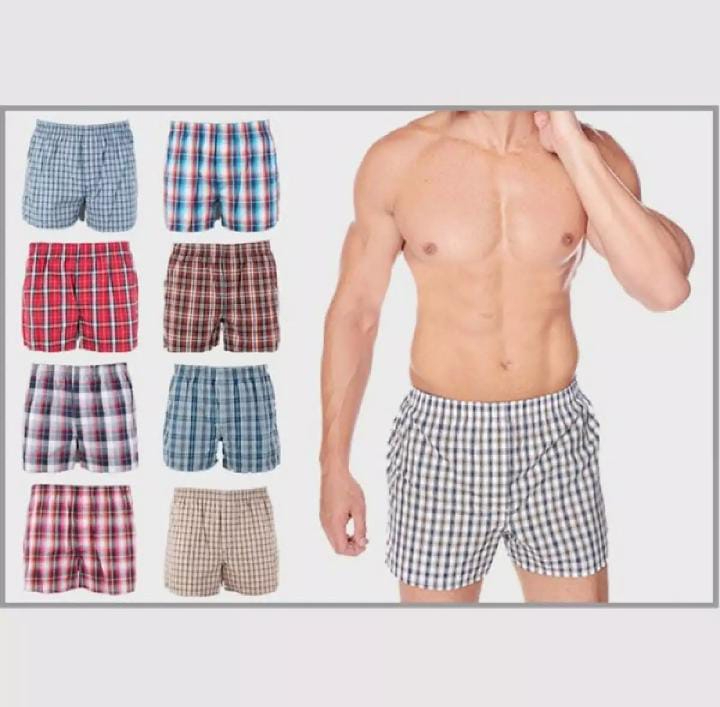 Pack of Five - Cotton Boxer Shorts For Men - Multicolor