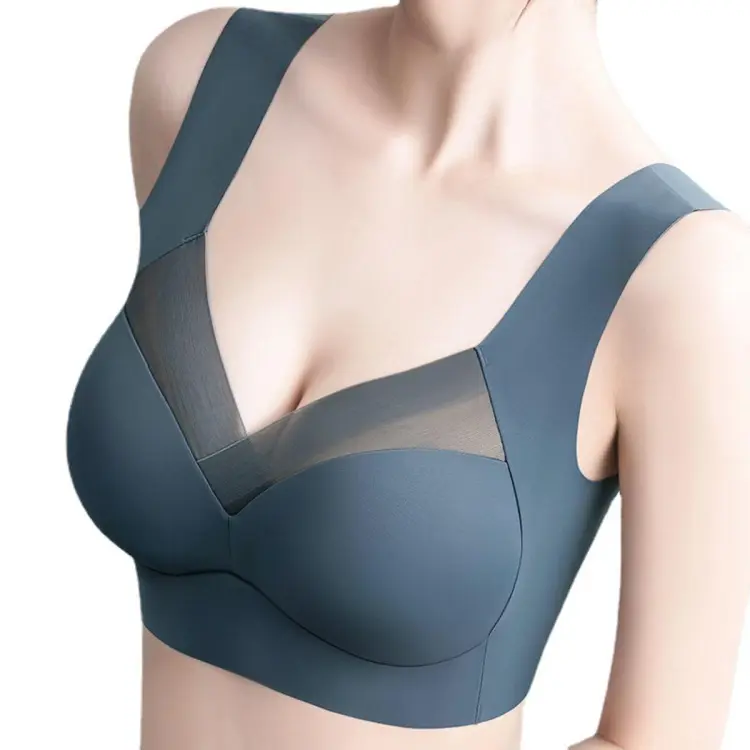 Top Seamless Bra Plus Size Backless Bras Push Up Women Wireless Bralette  Woman Underwear Sports Unwired Bra Without Frame