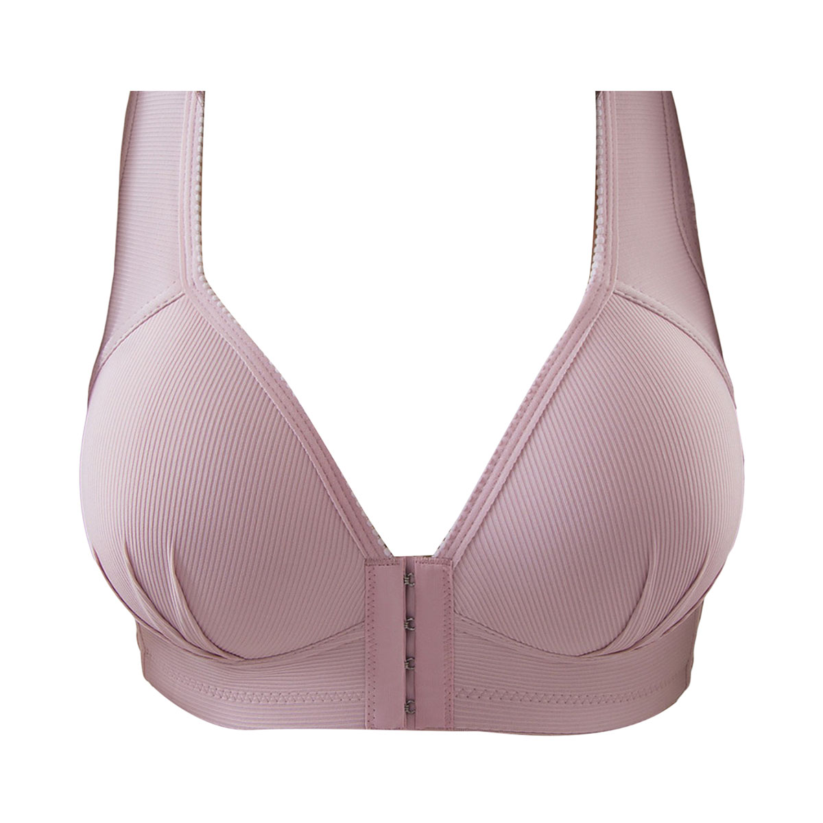36-46BC Plus Size Bra Women Comfortable Push Up Bra Front-Close Bralette  Breathable Underwear Vest Brassiere