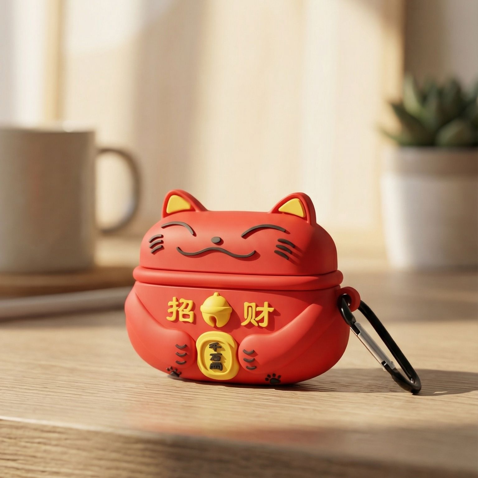 Cute Character 3D Silicone Protective Case Compatible for 𐤠irpods Pro 1 & 2 Case With Hook 𐤠irpods Protective Cover