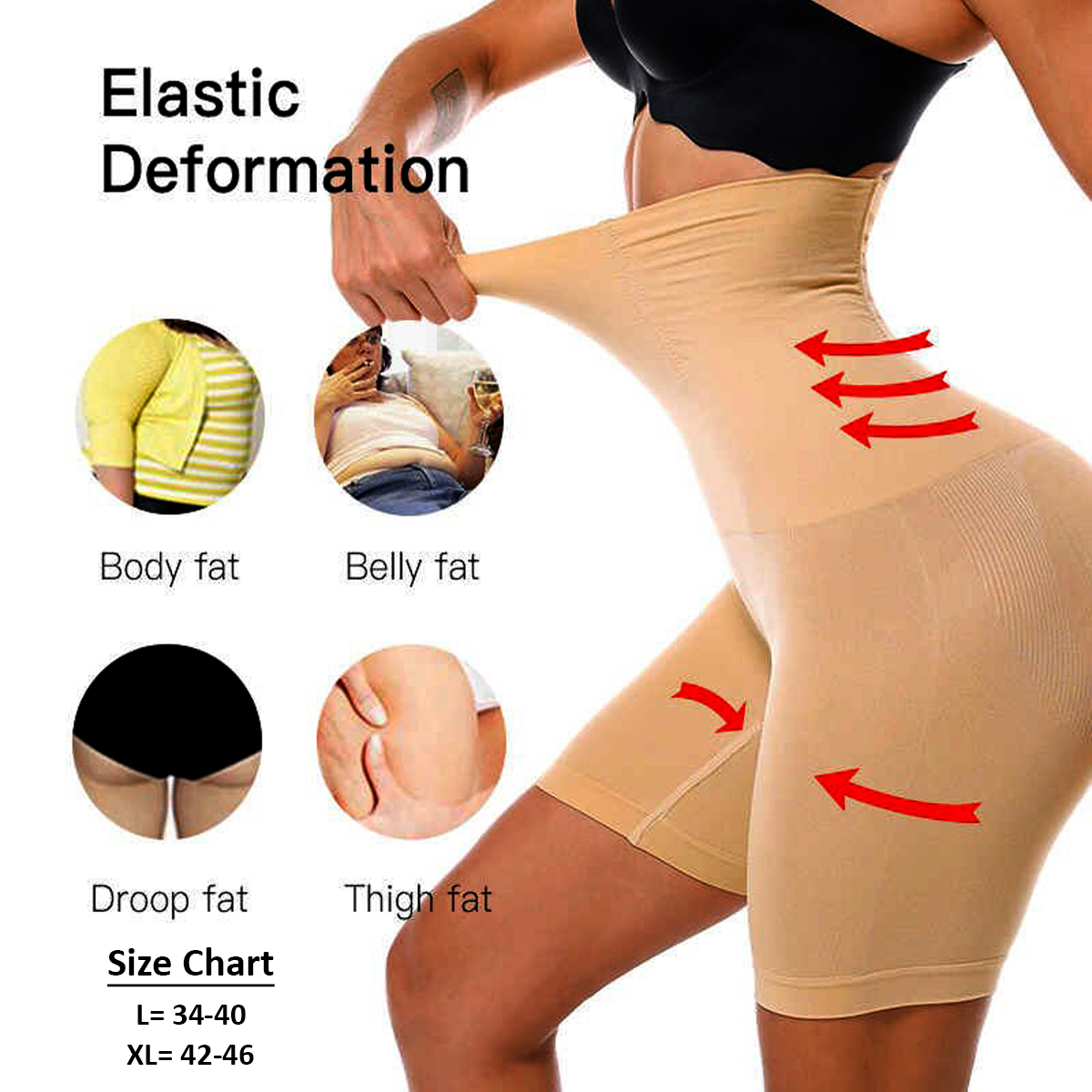 Best Quality Slimming Shorts for Women Multi Purpose Postpartum Tummy  Tucker Seamless Half Body Shaper for Women Belly Shaper Belt Tummy Slimming  High