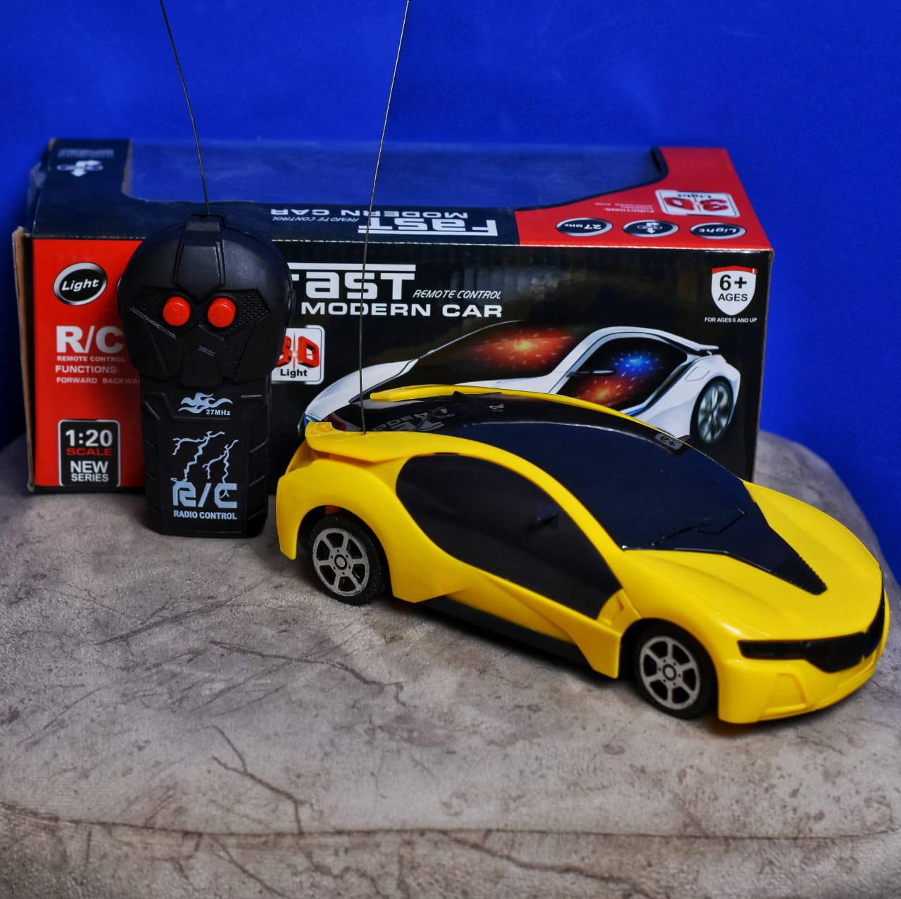 RC Car Non Rechargable With HD Lighting Battery Operated Toy