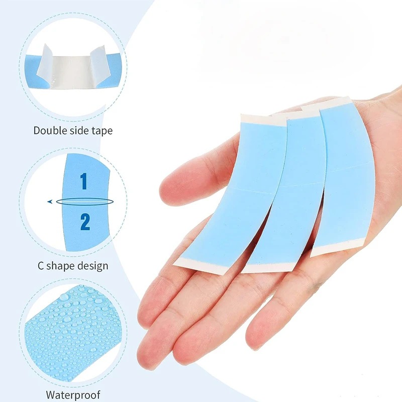 10pcs Strong Ultra Hold Hair System Adhesives Tape Super Strips Adhesives For Tape Extension/Toupee/ Lace Wig/Closure