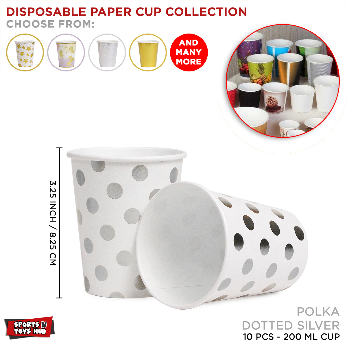 Disposable Paper Cup Glass Collection Table Ware For Shadi Wedding ...
