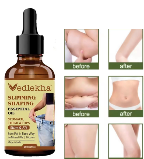 Derma Queen Belly Fat Burner Oil for Women & Men – Powerful Belly Fat Burner Oil to Reduce Stubborn Fat | Effective Belly Fat Burner for Men & Women | Fast-Absorbing, Natural Formula for a Slimmer Waistline