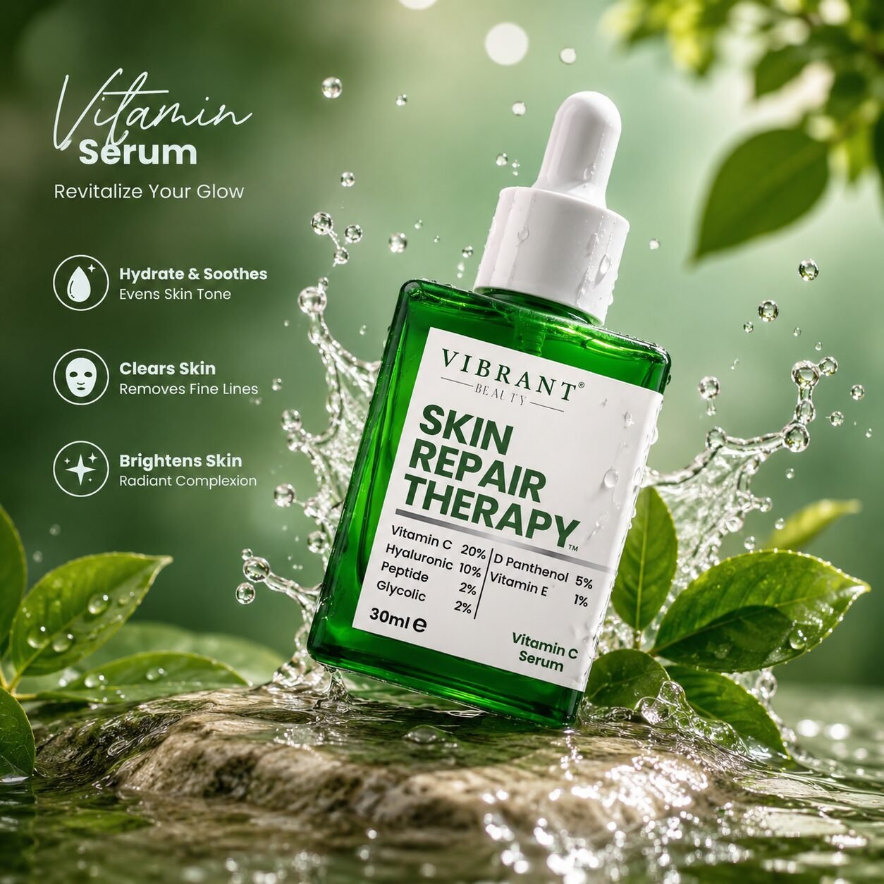 Vibrant Beauty Skin Repair Therapy Vitamin-C Serum | Skin Care Serum | 30ml
