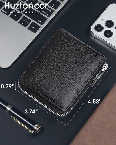 Zip Card Holder |Genuine Leather Wallet for Men and Boys |Zip card pouch |Stylish Leather Card Holder Wallet with Zip – Slim, Smart, and Functional Design | Long and slim wallet for men lZip card holder for men