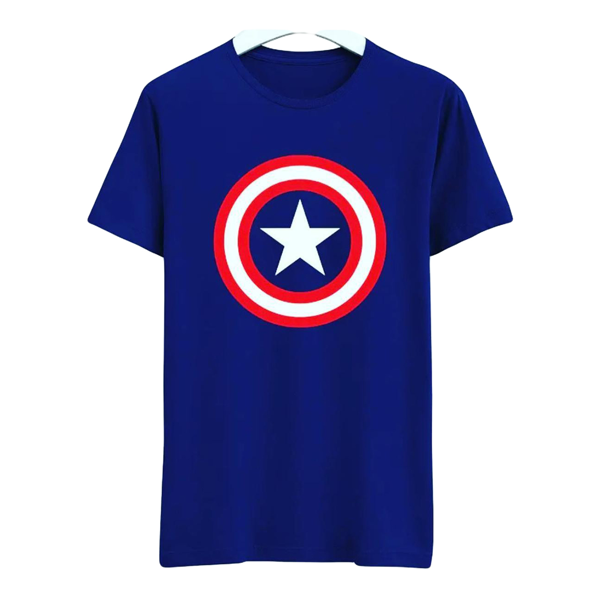 Captain America Shield Printed T-shirt