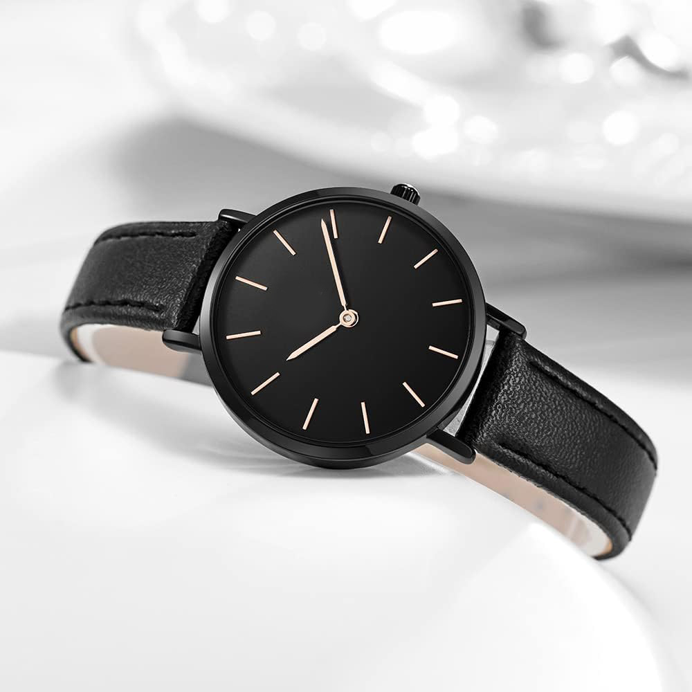 Women Luminous Watch Fashion Casual Leather Belt Watches Simple Ladies' Small Dial Quartz Clock Dress Wristwatches - Girls watch- Watch For Girls